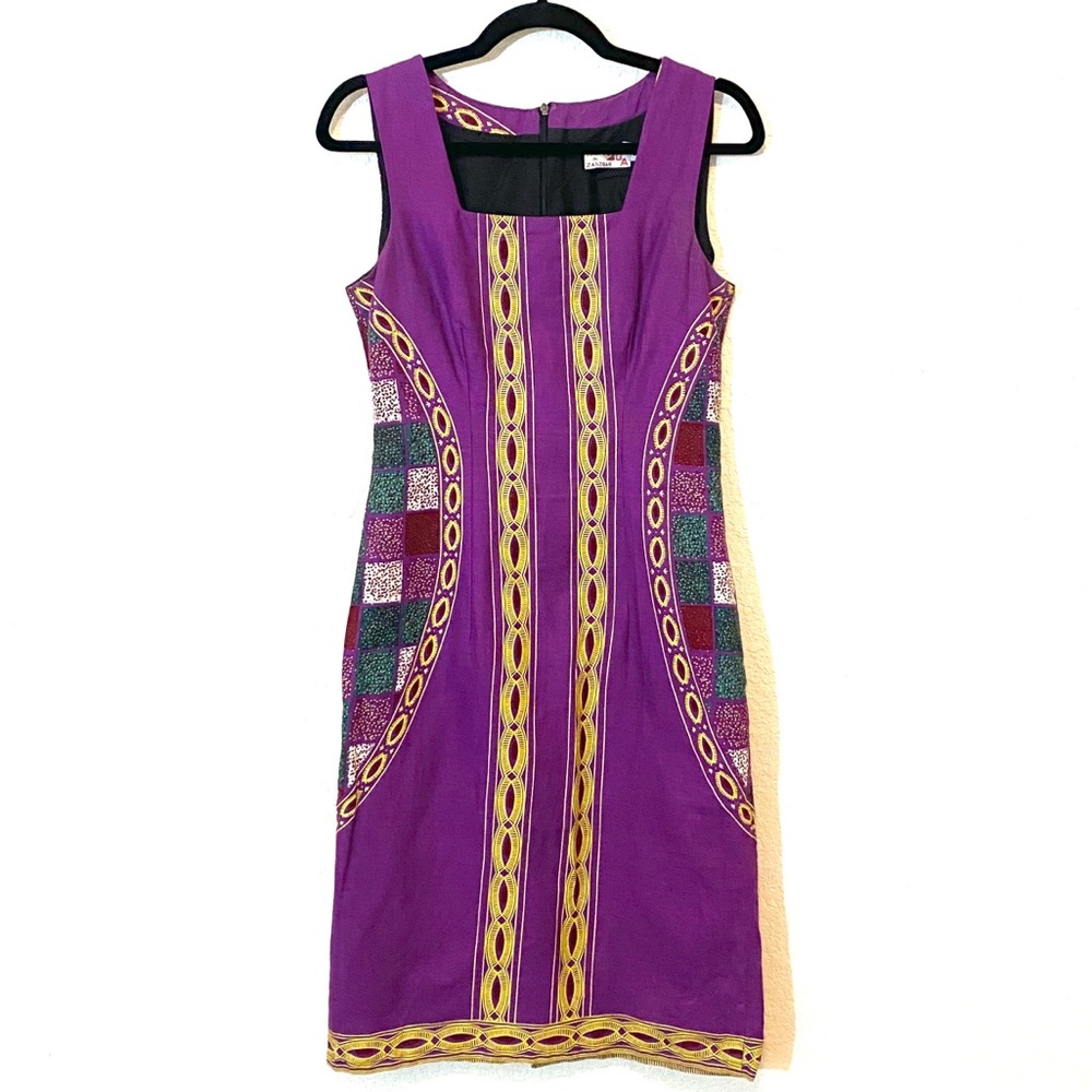 VTG African Print Tank Dress